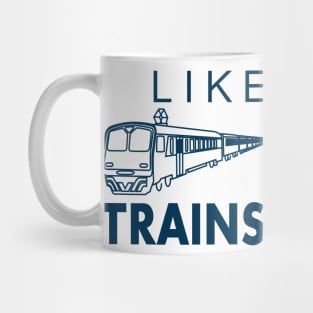 I like trains Mug